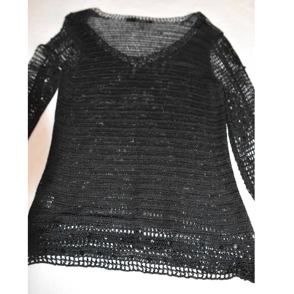 The Limited Women's Black Crochet top, Size Small, Gorgeous, LN - Picture 2 of 5